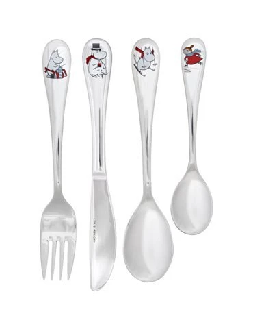 Mumi By Arabia Bestiksæt Vinter, 4 Dele