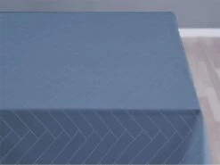 Södahl Damask Dug Tiles 140x320 - Sky Blue