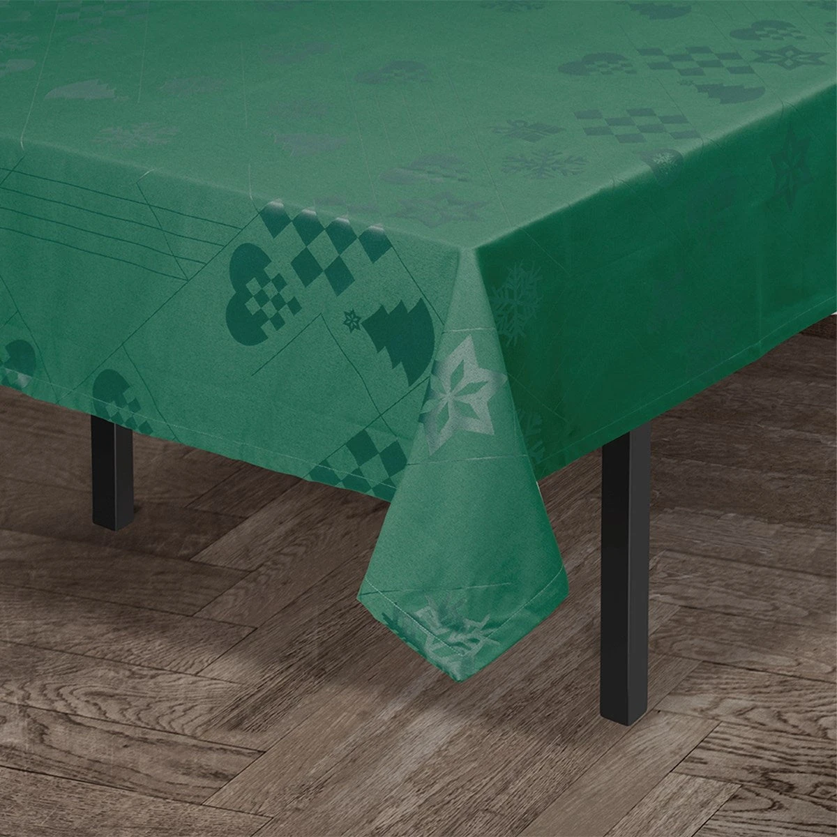 Juna Damask Dug Natale 150x220 Cm Grøn