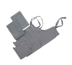 Bastian Tekstilsæt 5 Dele, Lys Grå