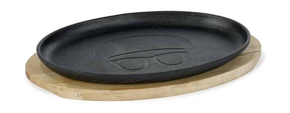 HOLM Støbejernstallerken 27x17 Cm