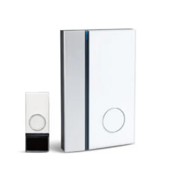 Dørklokke Trådløs Hvid 1 Tryk Op Til 100m