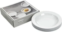 Pillivuyt Michelle Dyb Tallerken 22 Cm. 4 Stk