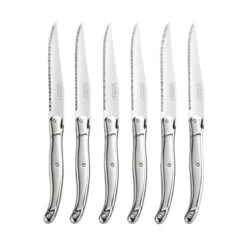 Laguiole Steakkniv 6 Stk Blankt Skaft