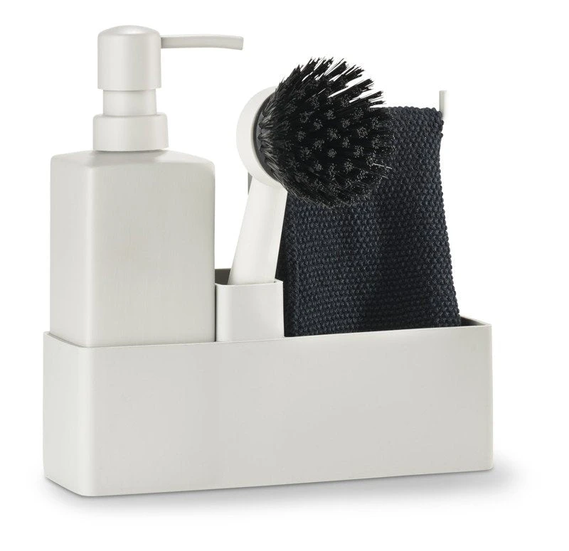 Zone Opvaskesæt Med Karklud, Warm Grey