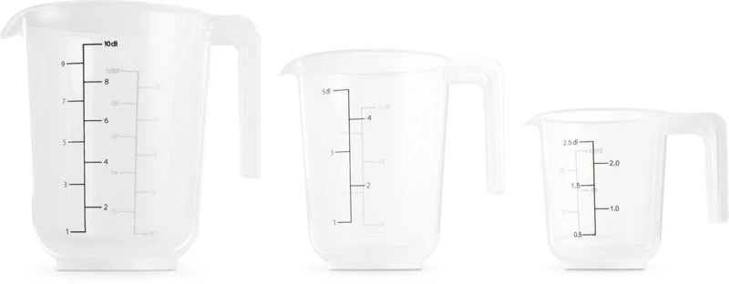DAY Målekande Sæt 0.25l+0.5l+1l