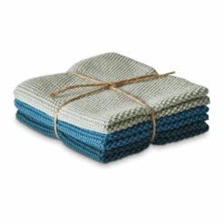 Karklude Strik 3 Stk. 25x25 Cm Aqua