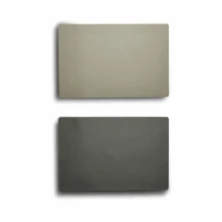 Dækkeserviet Vendbar Grå/koksgrå Læderlook