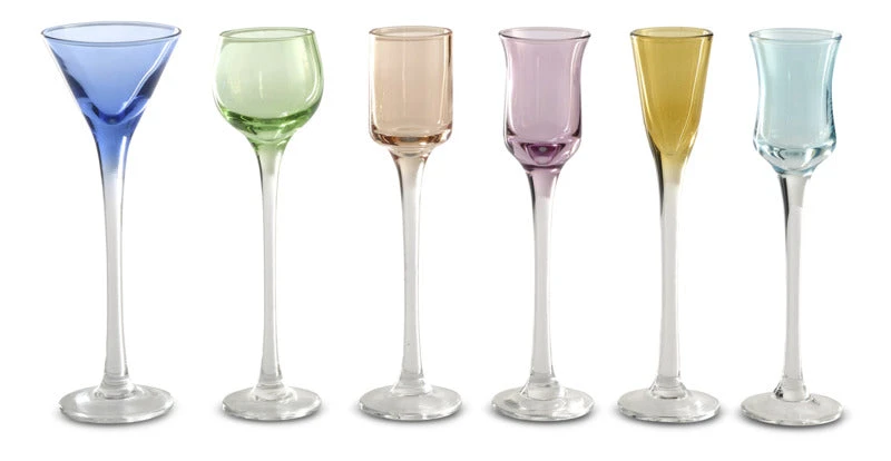 Snapseglas 6 Stk. Forskellige