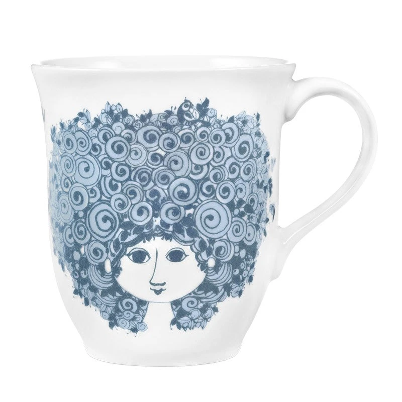 Bjørn Wiinblad Krus Rosalinda Støvet Blå 35 Cl