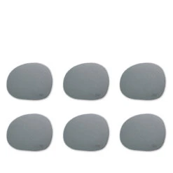 Aida RAW Coaster Glasbrik Silikone Grå 6 Stk.