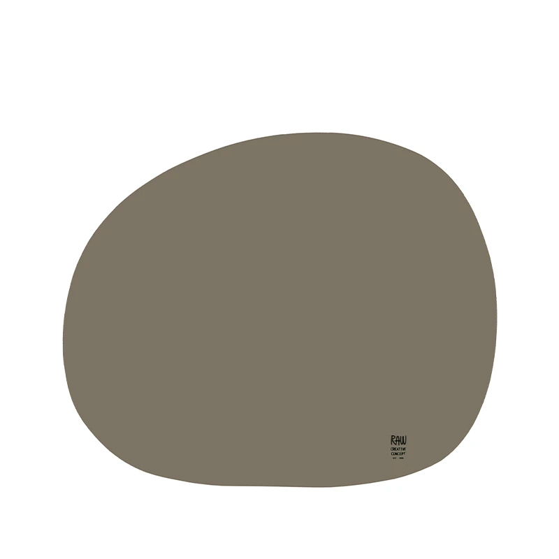 Aida RAW Dækkeserviet Organic Cream Brown