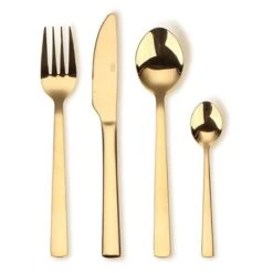 Aida RAW Bestik 16 Dele Guld Belægning