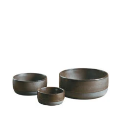 Aida RAW Metalic Brown Skålesæt 3 Dele