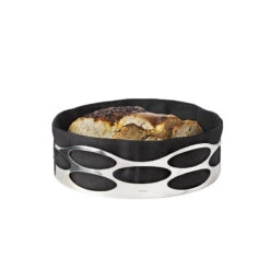 Stelton Embrace Brødkurv Ø23 Cm Sort Brødpose