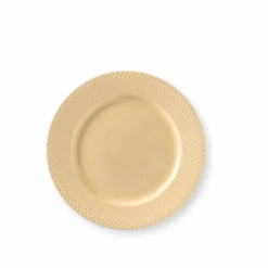 Lyngby Porcælæn Rhombe Color, Middagstallerken 27 Cm Sand