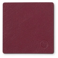 Noort Square Glasbrik 10x10 Cm Wine Red