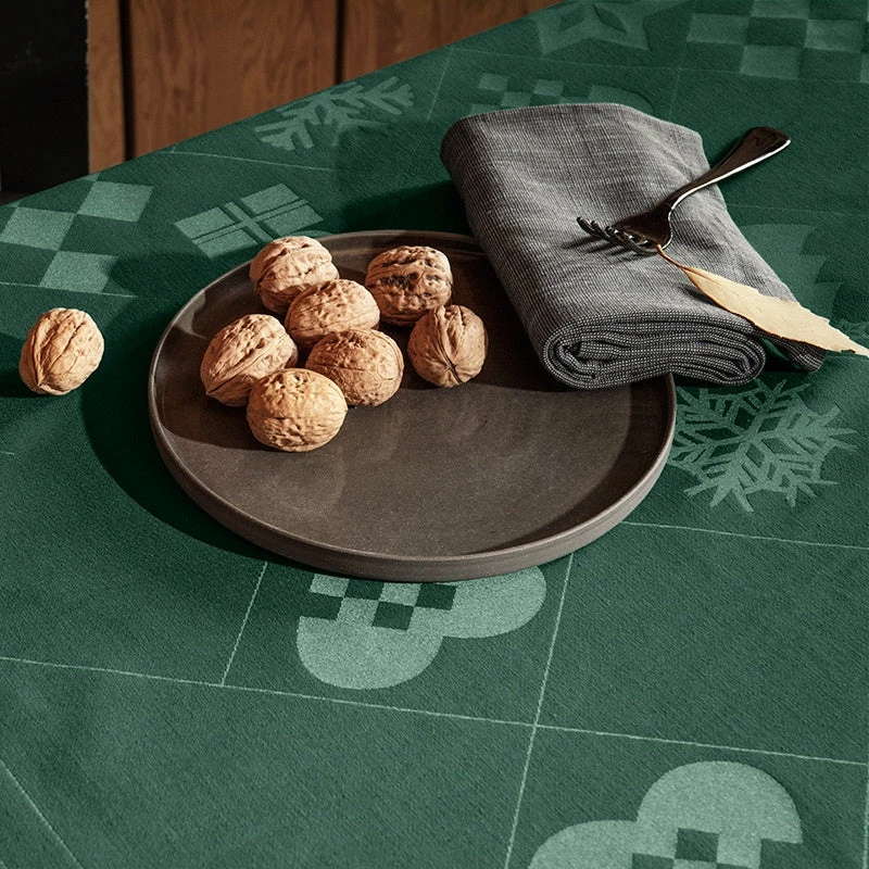 Rosendahl Damask Dug Natale 150x320 Cm Grøn