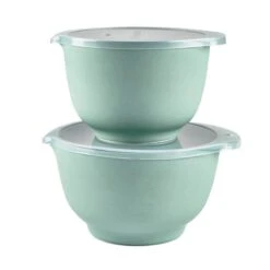 Rosti Margrethe Røreskåle 2+3 Liter Med Låg Pebble Grøn