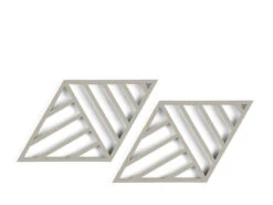 Zone Rhombus Line Bordskåner 2 Stk. Mud