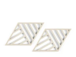Zone Rhombus Lines Bordskåner 2 Stk. Birk