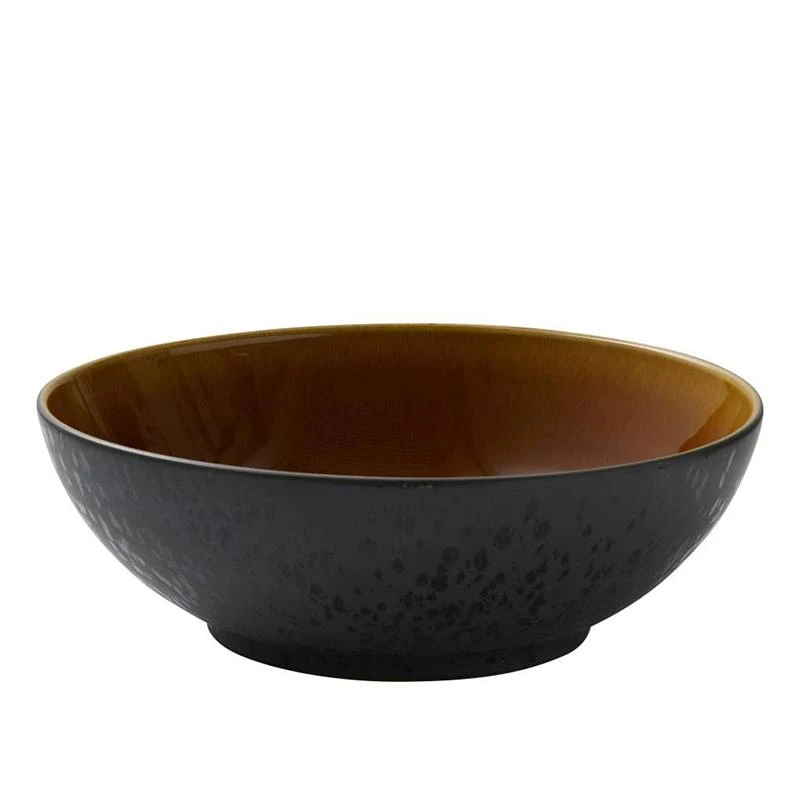 Bitz Salatskål Sort/amber 30 Cm