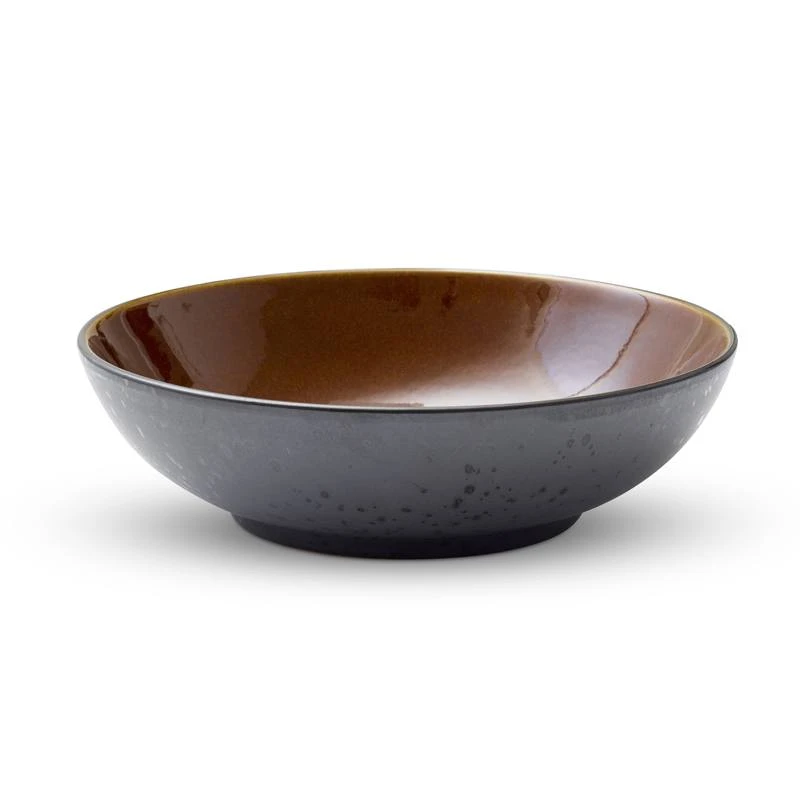 Bitz Salatskål Sort/amber 24 Cm