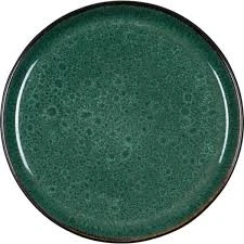 Bitz Gastro Frokosttallerken Ø21 Sort/grøn