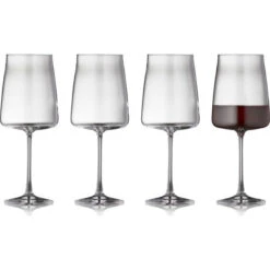 Lyngby Glas Zero Rødvinsglas 4 Stk., 54 Cl