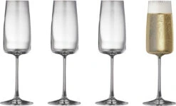 Lyngby Glas Zero Champagneglas 4 Stk 30 Cl