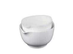 Rosti Margrethe Røreskålesæt Med Låg Hvid 2+3 Liter