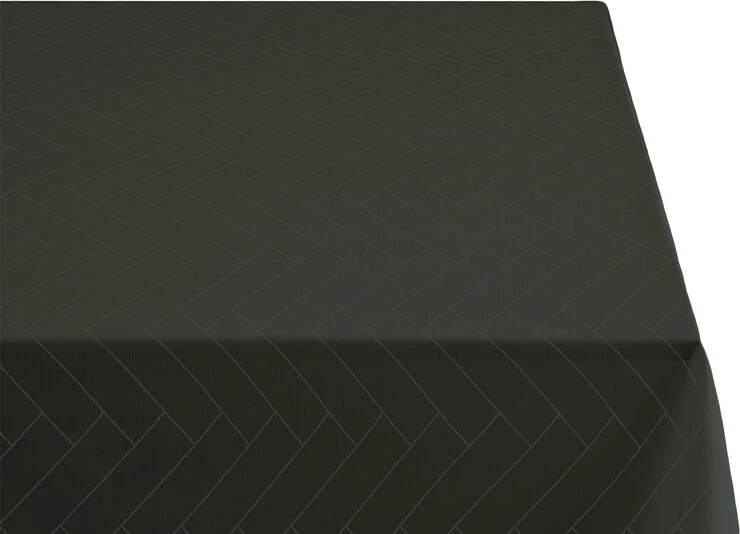 Södahl Damask Dug Tiles 140x320 - Forest Grøn