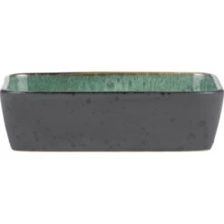 Bitz Rektangulært Fad Sort/Grøn