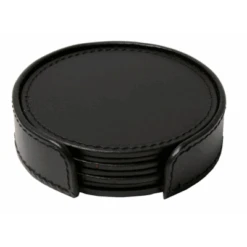 Ørskov Bordskåner Rund Sort Læder